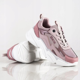 Damen Sneaker Big Star HH274258 lila rosa 1