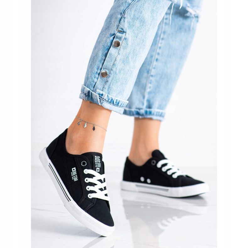 Damen Big Star Sneakers HH274065 schwarz 1