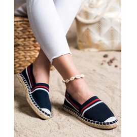 Damen Espadrilles Big Star HH274483 navy blau 1