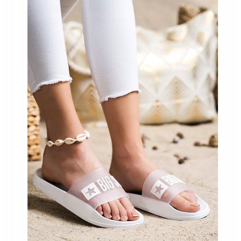 Damen Hausschuhe Big Star FF274A199 weiß 1