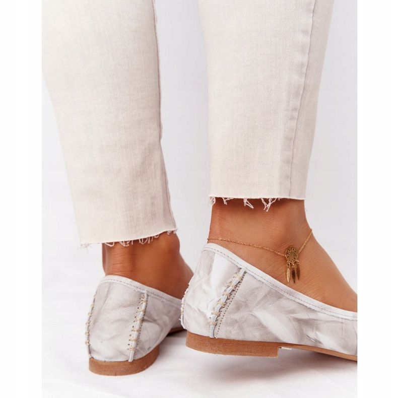 Damen Leder Ballerinas Maciejka 01358-44 Dirty Beige 1