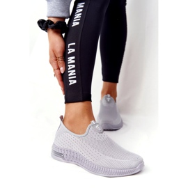 PS1 Damen Sportschuhe Slip-on Grau Be Stretchy 4