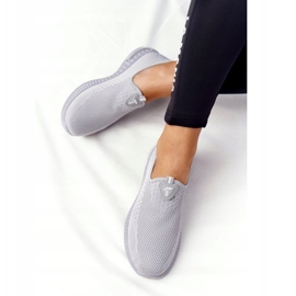 PS1 Damen Sportschuhe Slip-on Grau Be Stretchy 2
