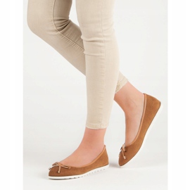 Small Swan Kamel Ballerinas braun 2