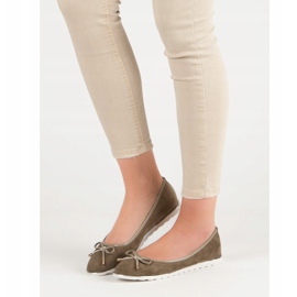 Small Swan Grüne Ballerinas 1