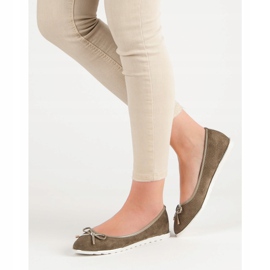 Small Swan Grüne Ballerinas 2