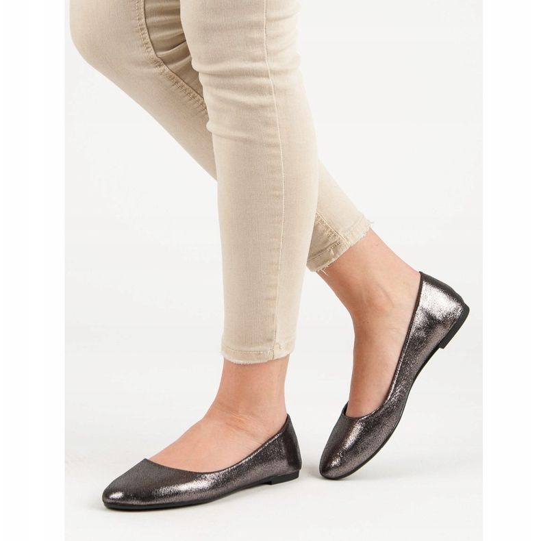 Filippo Klassische Ballerinas grau 2