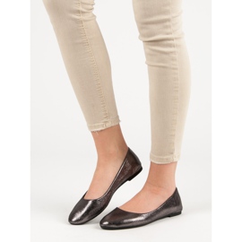 Filippo Klassische Ballerinas grau 1