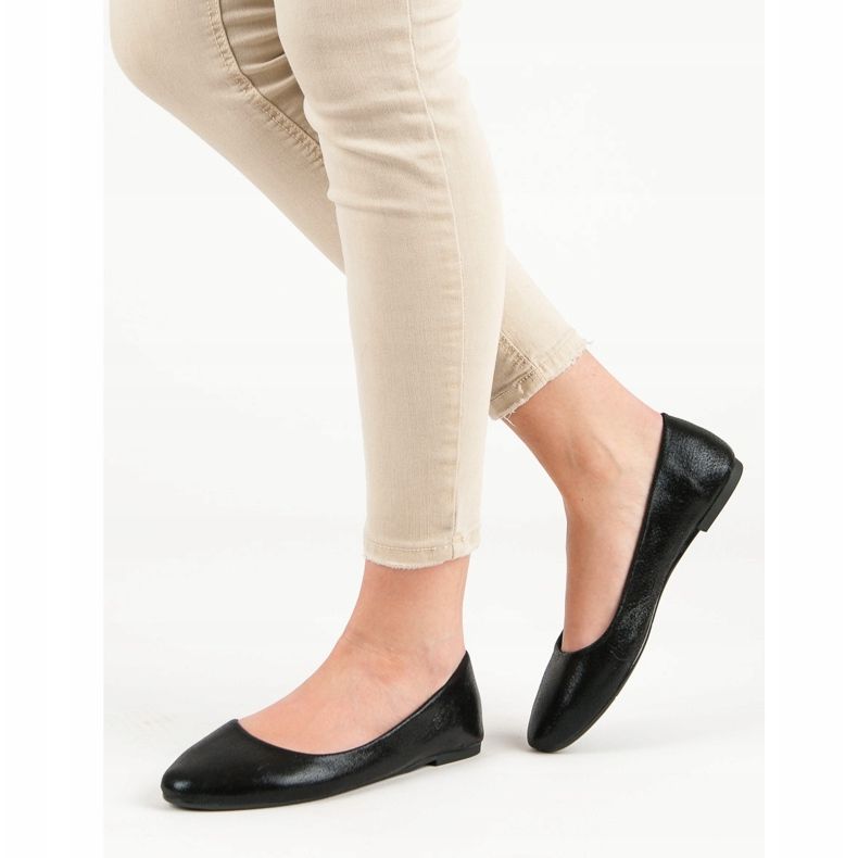 Filippo Klassische Ballerinas schwarz 1