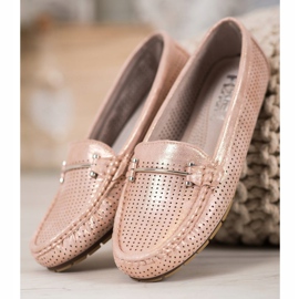 Kylie Glänzende Slipper rosa 1