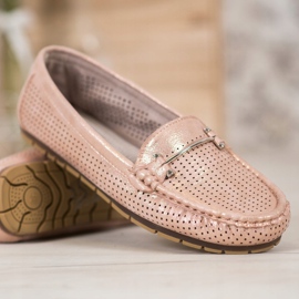 Kylie Glänzende Slipper rosa 2