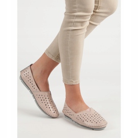 Kylie Damenschuhe aus Leder beige 2