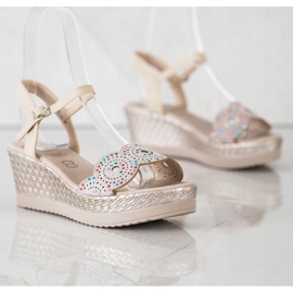 Kylie Lässige Sandalen beige 2