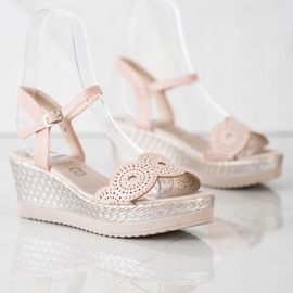 Kylie Lässige Sandalen beige 1