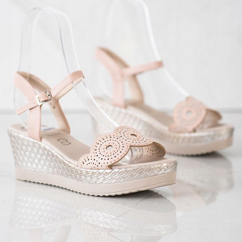 Kylie Lässige Sandalen beige 1