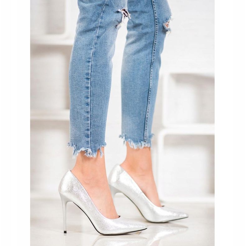 Goodin Modische High Heels grau 1