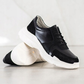 VINCEZA-Turnschuhe schwarz 2