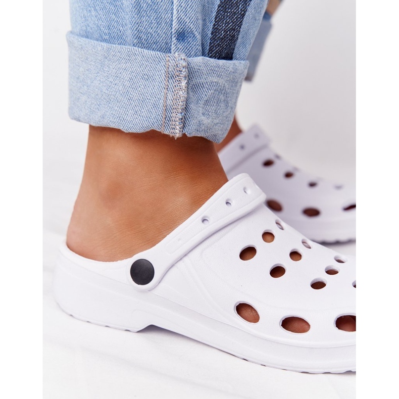 Flameshoes Weiße Eva-Schaum-Hausschuhe für Damen 1