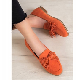 Seastar Wildlederschuhe mit Fransen orange 2