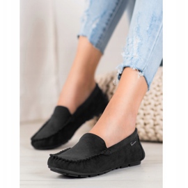 Klassische VINCEZA Loafer schwarz 1
