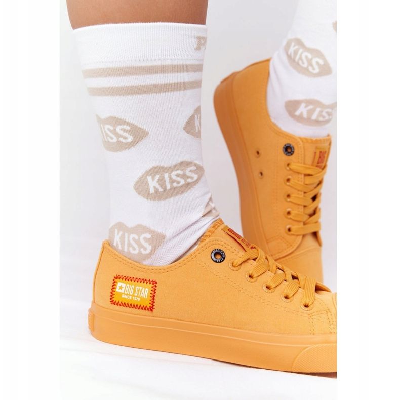 Damen Sneaker Big Star HH274134 Gelb 1