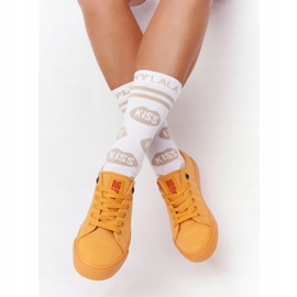 Damen Sneaker Big Star HH274134 Gelb 2