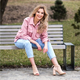 Gebundene VINCEZA Stiefel mit offener Spitze beige 2