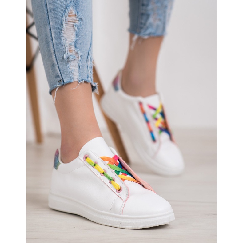 SHELOVET Modische Sportschuhe weiß 1