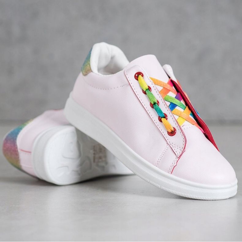 SHELOVET Modische Sportschuhe rosa mehrfarbig 1