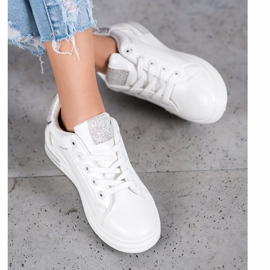 Diamantique Weiße Sportschuhe 2