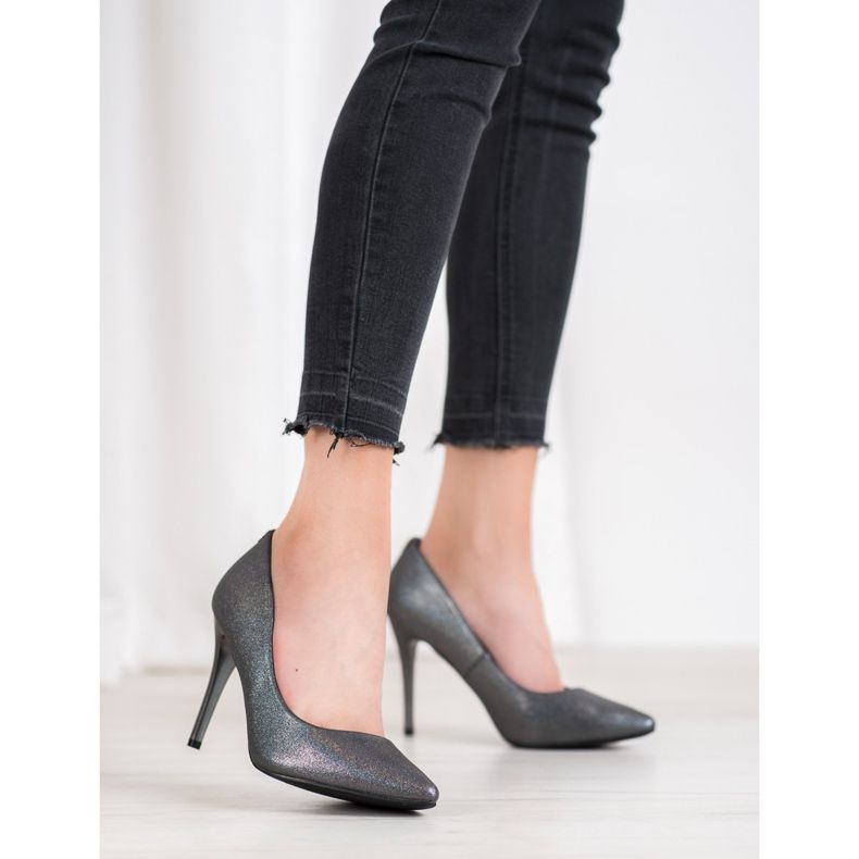 Goodin Elegante High Heels grau 1