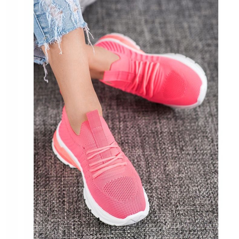 Bella Paris Durchbrochene Turnschuhe rosa 2