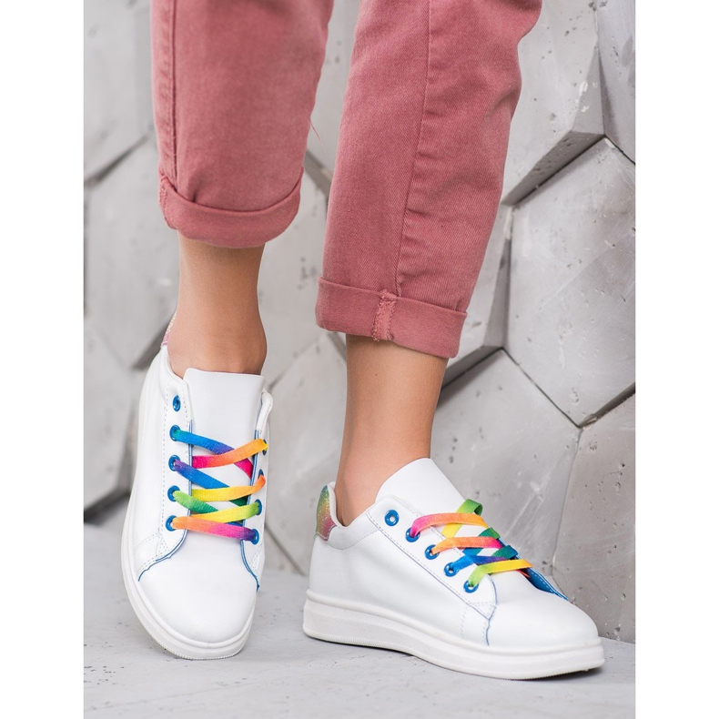 SHELOVET Modische Sportschuhe weiß 1