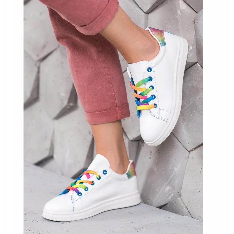 SHELOVET Modische Sportschuhe weiß 2