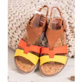 Kylie Bequeme lässige Sandalen mehrfarbig 2