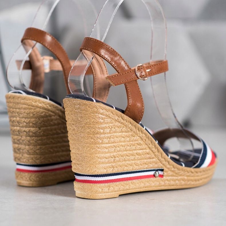 Yes Mile Sandalen mit bunten Streifen mehrfarbig 1