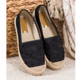 Seastar Espadrilles aus Wildleder schwarz 1