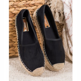 Seastar Espadrilles aus schwarzem Wildleder 1