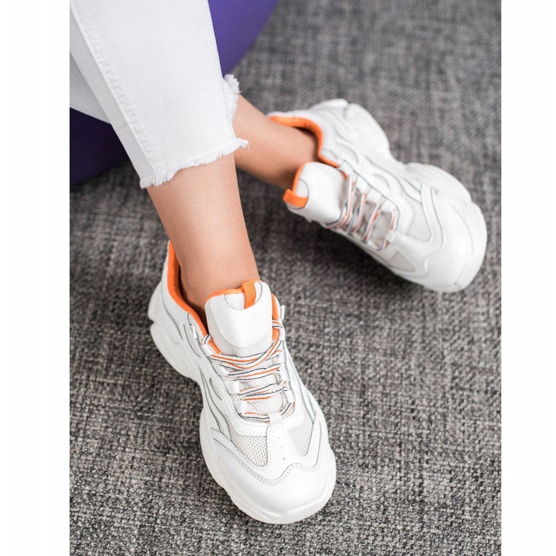 SHELOVET Schnürsneaker weiß 1