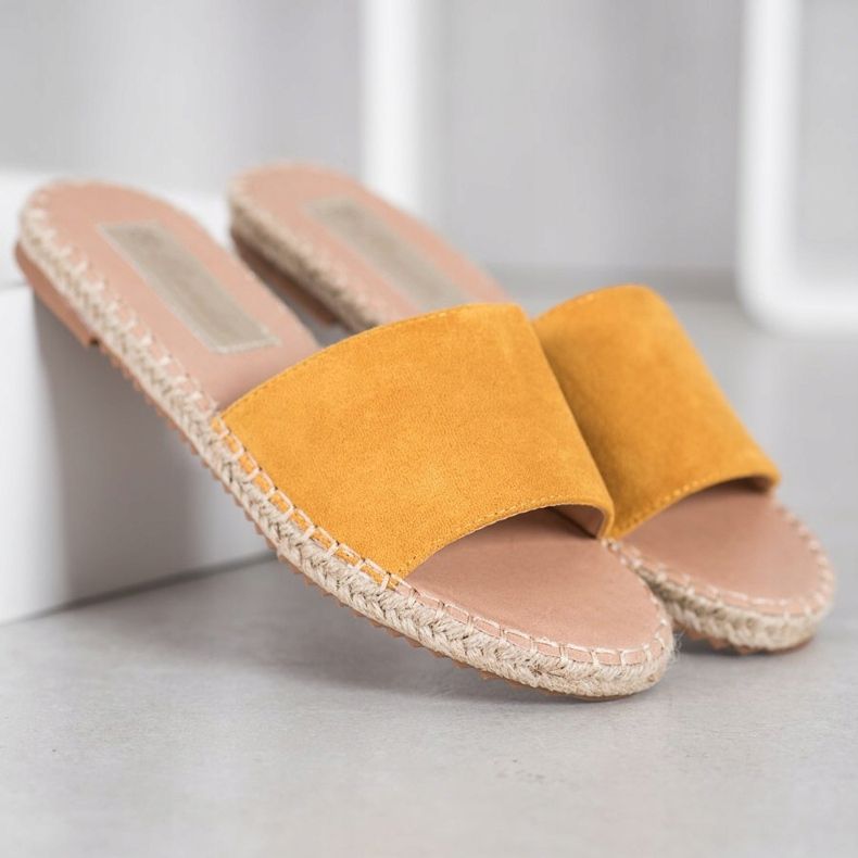 Renda Leichte Espadrilles gelb 1