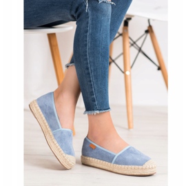 Goodin Durchbrochene Espadrilles blau 1