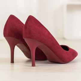 Small Swan Lässige High Heels rot 1