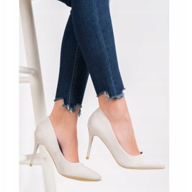 SHELOVET Sexy graue High Heels 1