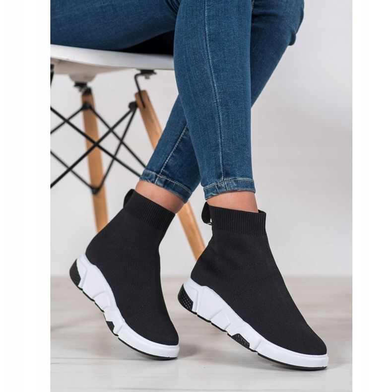 SHELOVET Sportschuhe über dem Knöchel schwarz 1