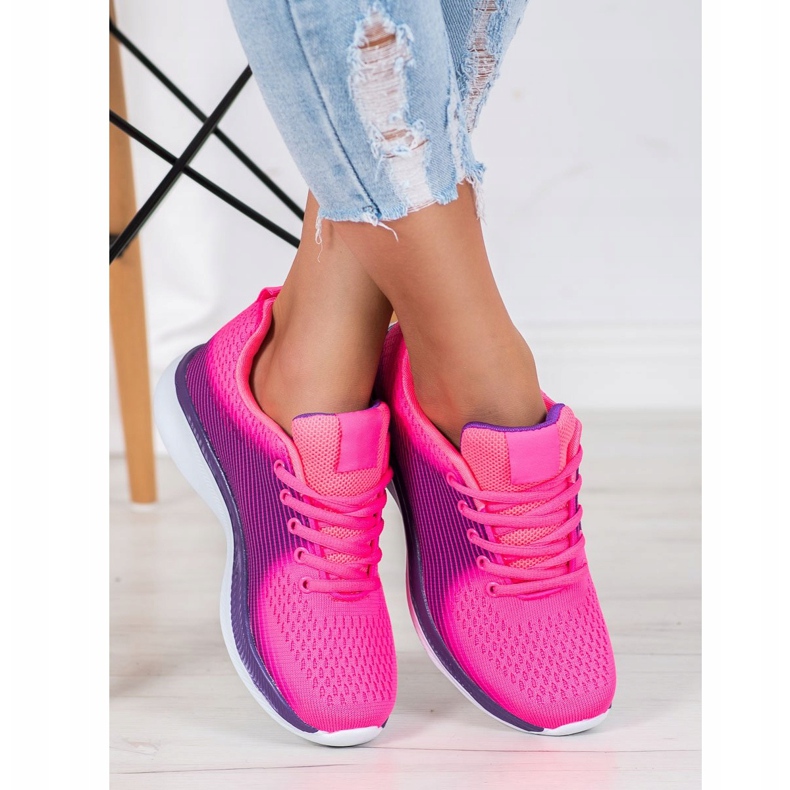 Bona Leichte Sport-Sneaker violett rosa 1