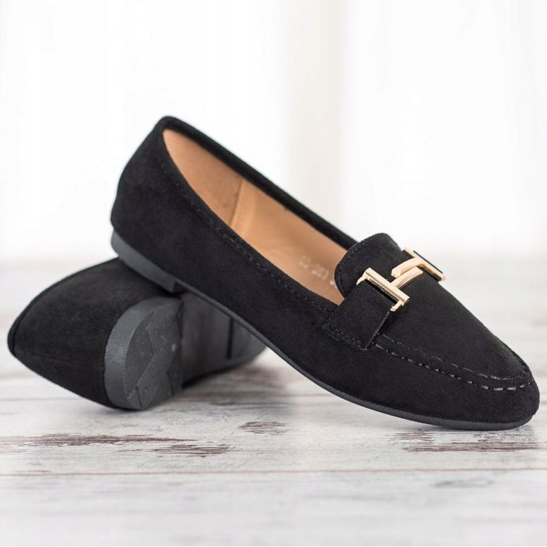 Anesia Paris Elegante Slipper schwarz 1