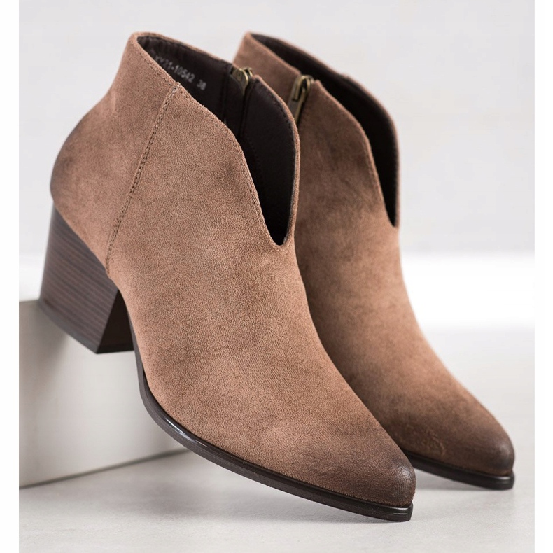 VINCEZA kurze Stiefel beige 2