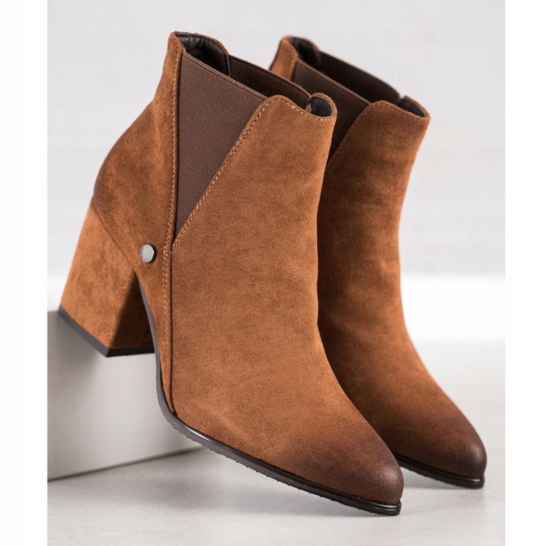 Braune VINCEZA Stiefel 1