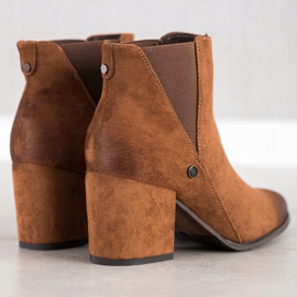 Braune VINCEZA Stiefel 2