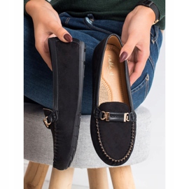 Fama Wildleder-Loafer schwarz 2